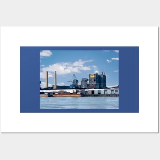 Domino Sugar Refinery On the Mississippi River Louisiana Posters and Art